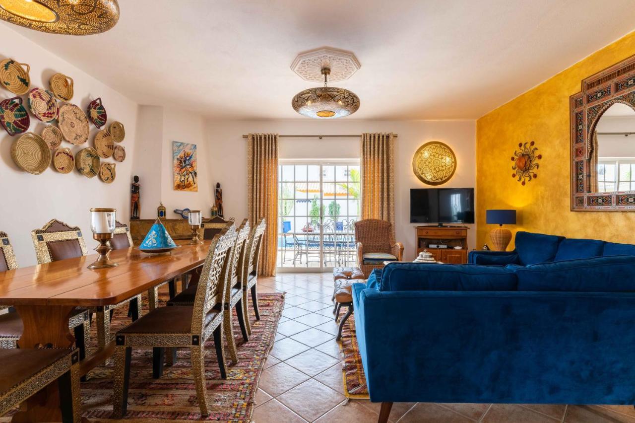 Villa Oasis Gale - Luxury Villa With Private Pool, Ac, Free Wifi, 5 Min From The Beach Albufeira Luaran gambar