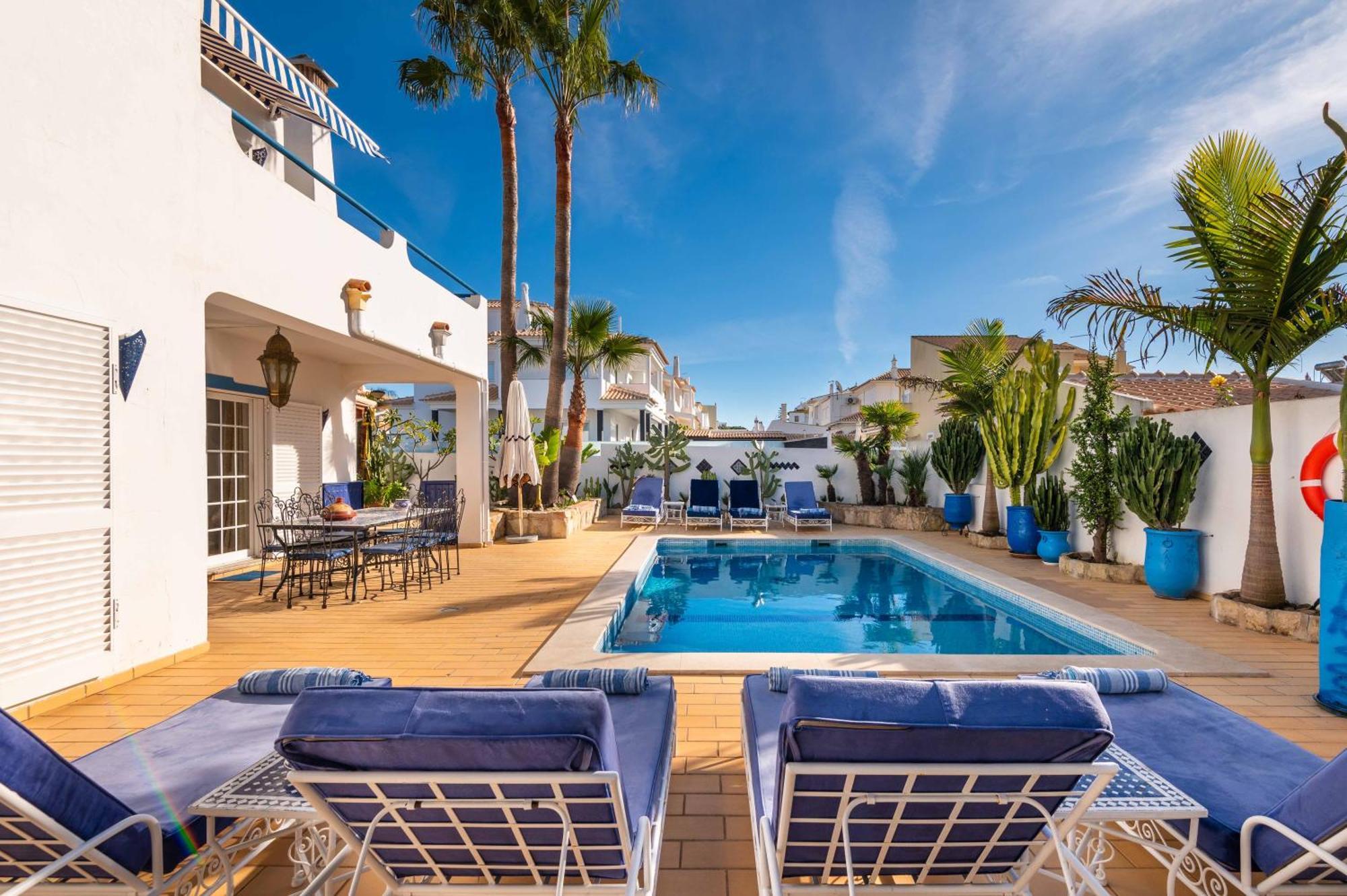 Villa Oasis Gale - Luxury Villa With Private Pool, Ac, Free Wifi, 5 Min From The Beach Albufeira Luaran gambar